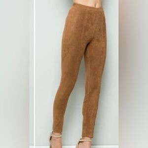 Lulus faux suede leggings XS NWT